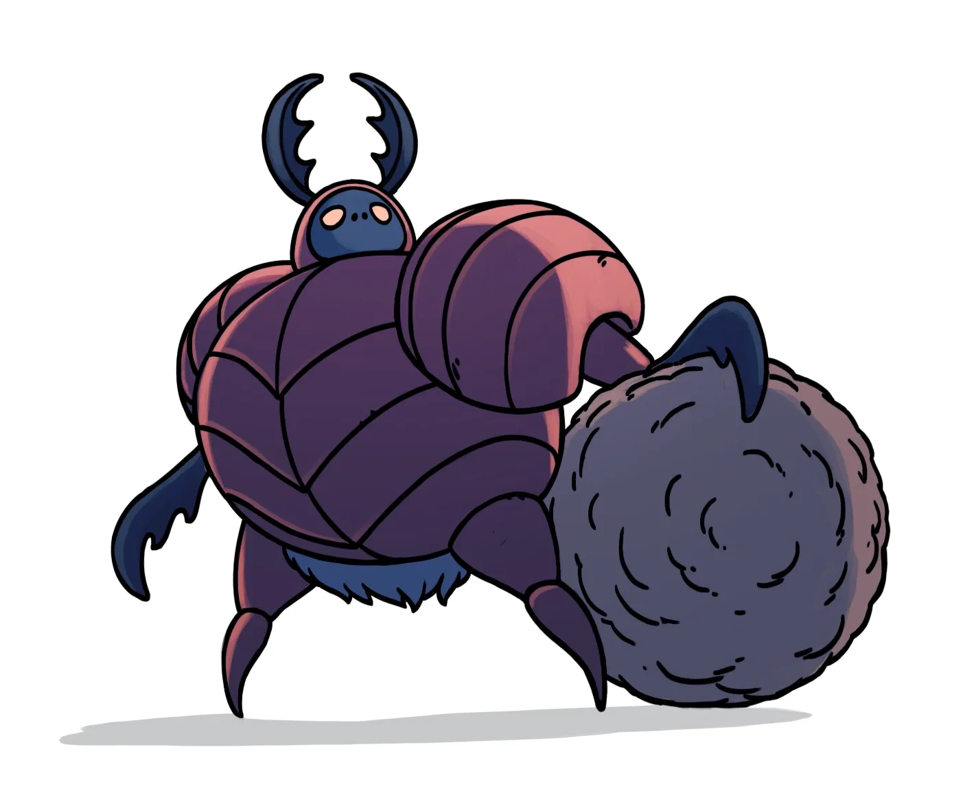 Навозный защитник — босс Hollow Knight