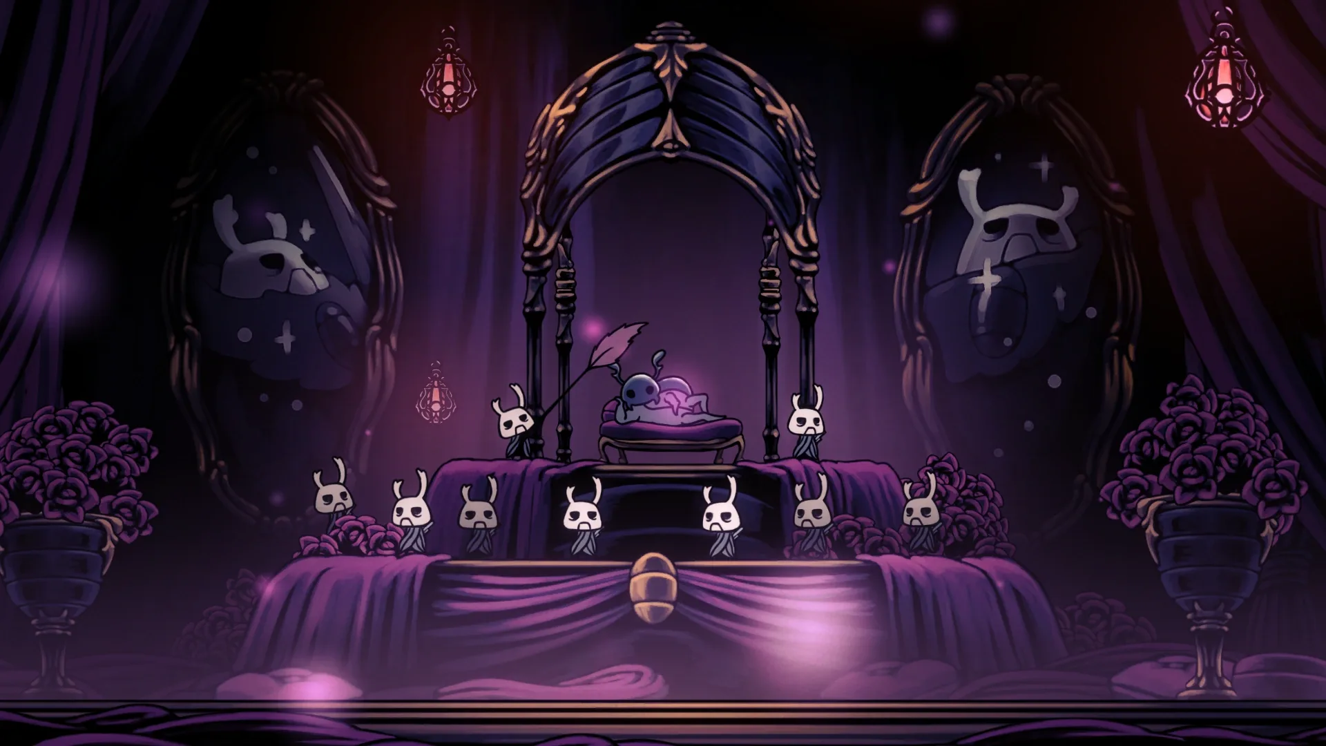Серый принц Зот — босс Hollow Knight