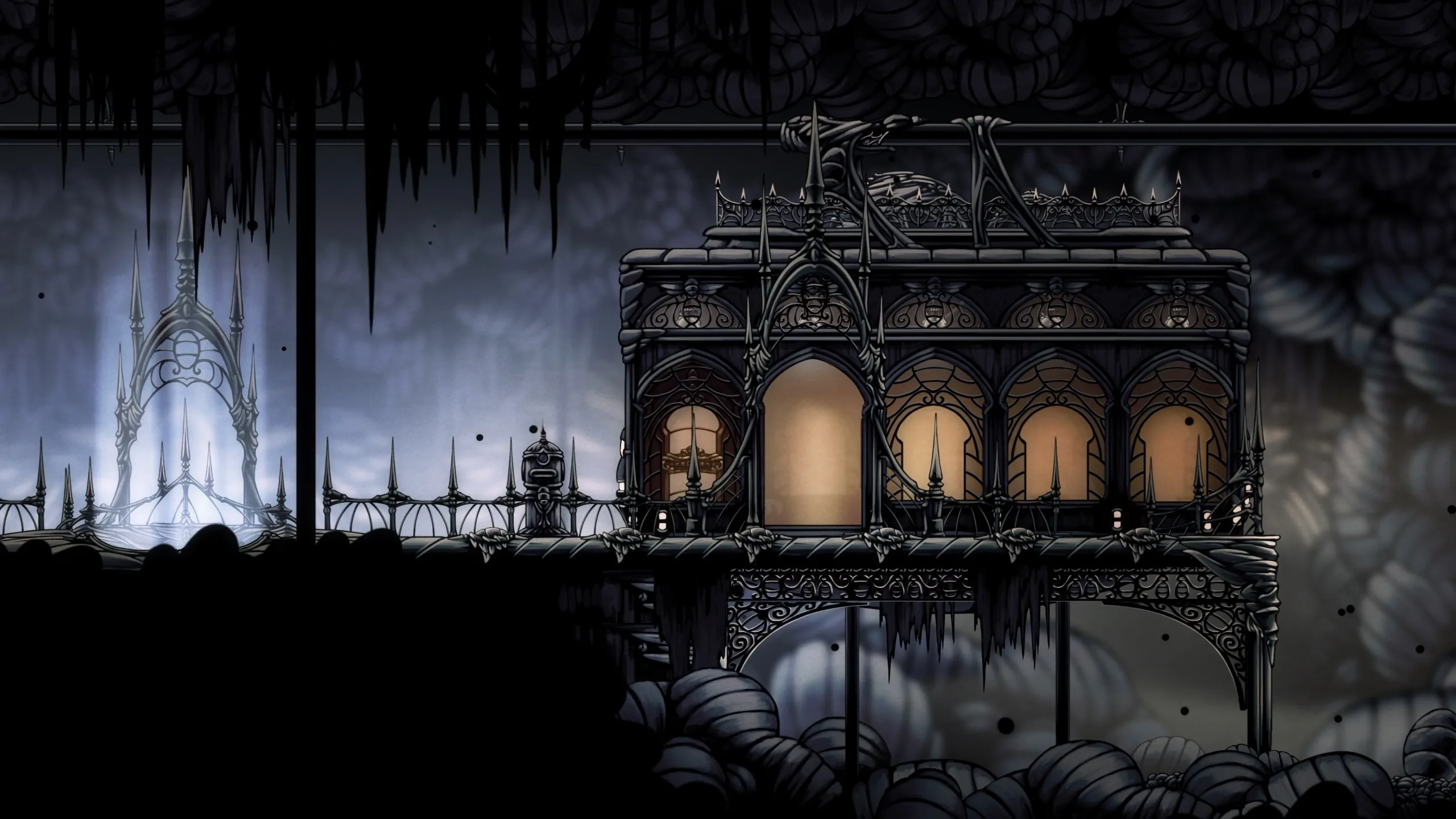 Древний котлован — локация Hollow Knight