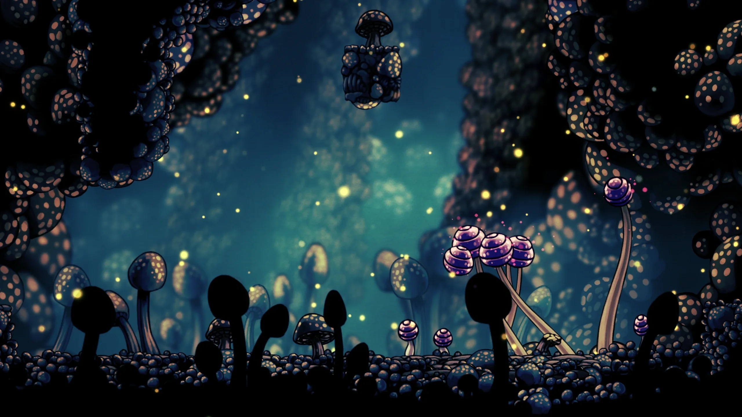 Грибные пустоши — локация Hollow Knight