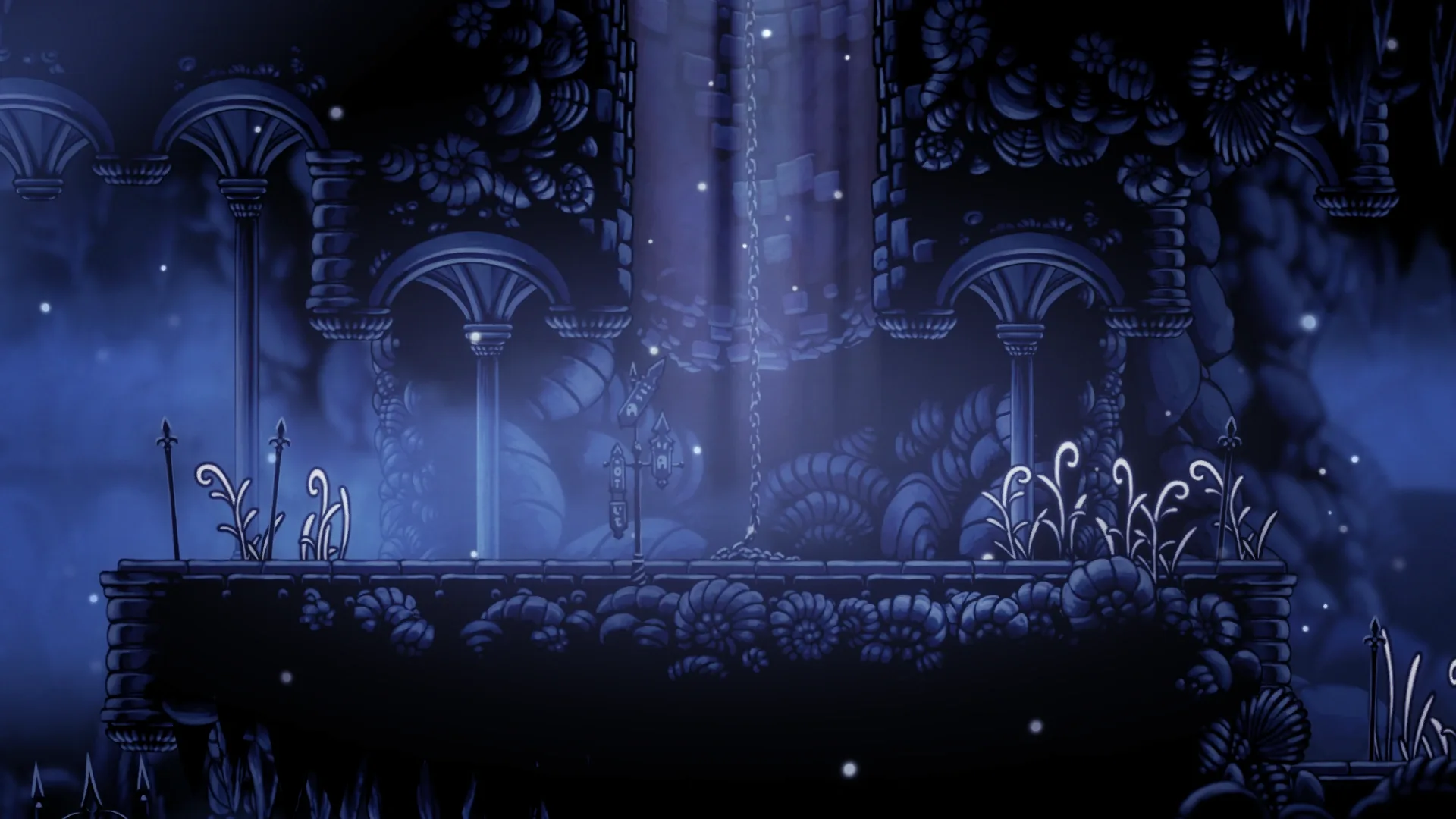 Забытое перепутье — локация Hollow Knight